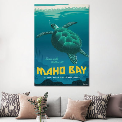 Maho Bay 1 Piece Wrapped Canvas Painting