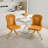 Velvet Accent Chairs Set of 2 for Living Room, Vanity Chair with Gold Metal Legs, Upholstered Dining Chairs,360° swivel for bedroom,Living Room, Dining Room, Kitchen-587261716