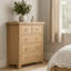 Cooksey 85cm W 5 - Drawer Chest of Drawers-965622277
