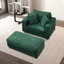 Chaise longue avec repose-pieds de rangement amovible-822829688