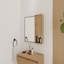 Armoire de rangement murale 10 po, armoire de salle de bain avec porte à fermeture en douceur, contreplaqué (Mc250iimo) (armoire à miroir seulement, sans cadre en aluminium noir)