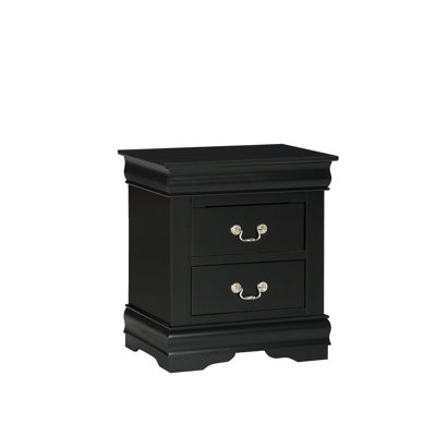 Table de chevet noire Louis Philip