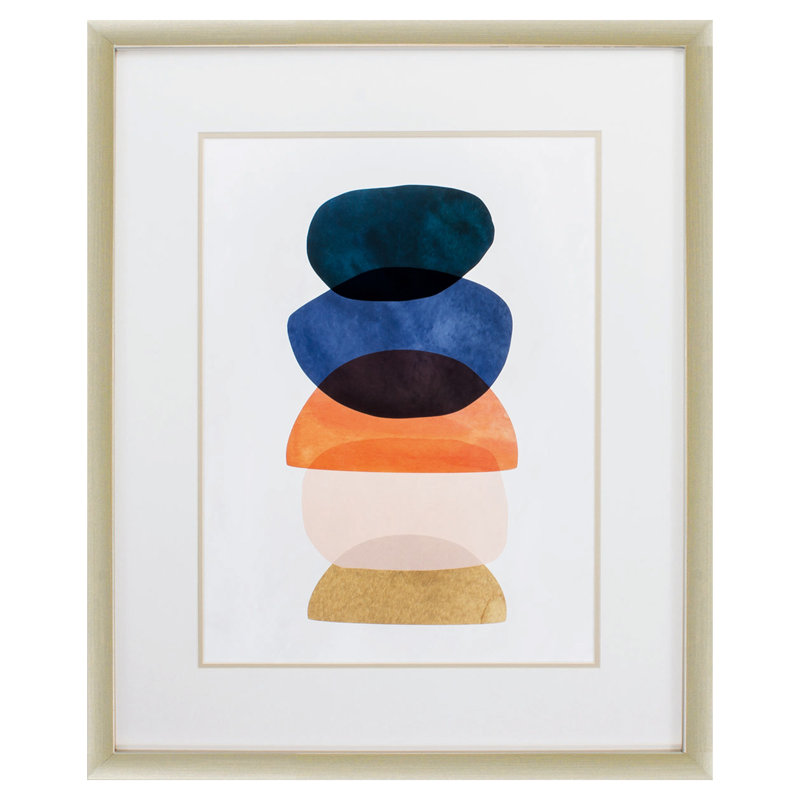 'Mod Pods I' Picture Frame Print on Paper