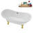59" Streamline Clawfoot Tub,Tray,Drain, Clawfeet-101628972-102220279