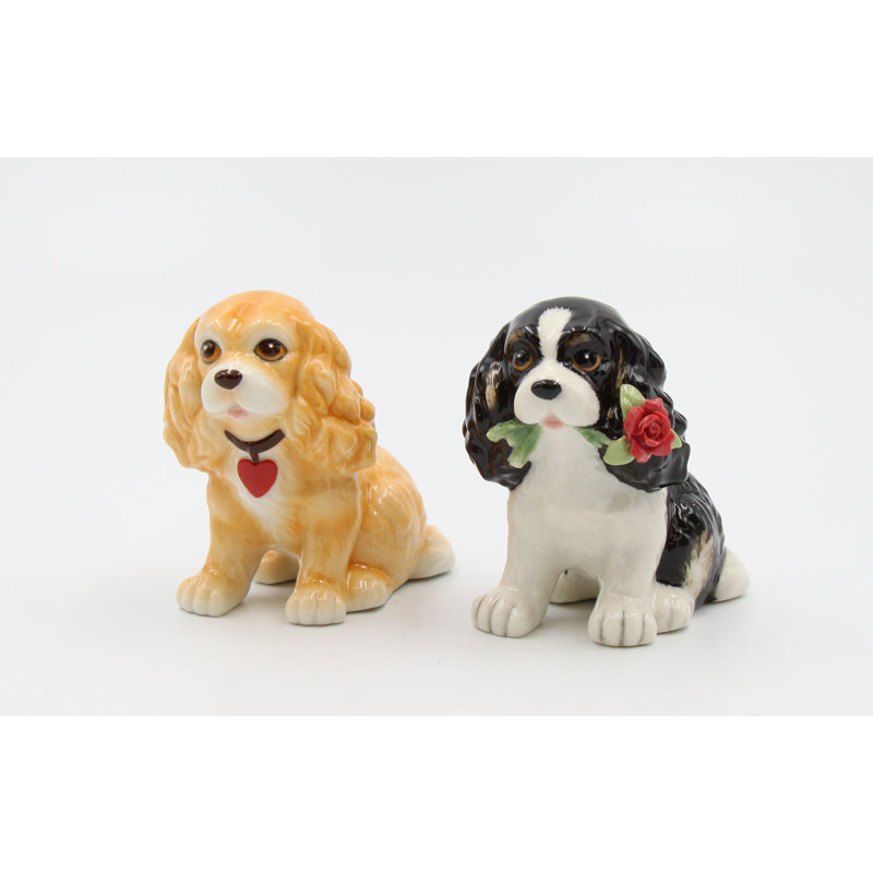 Ensemble salière et poivrière Cocker Spaniel Cosmos cadeaux