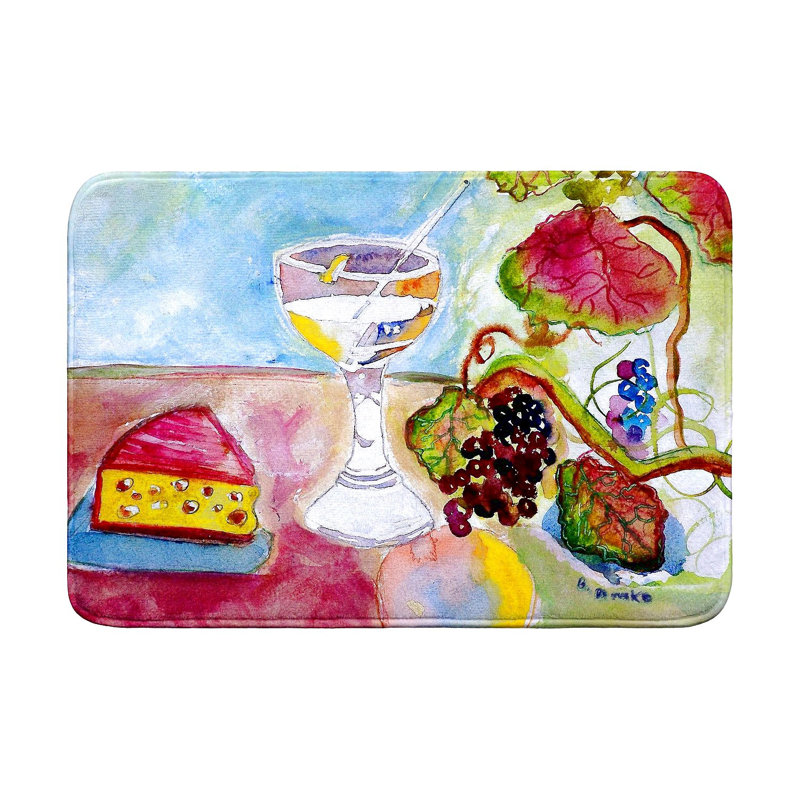 Tapis de bain Wine & Cheese