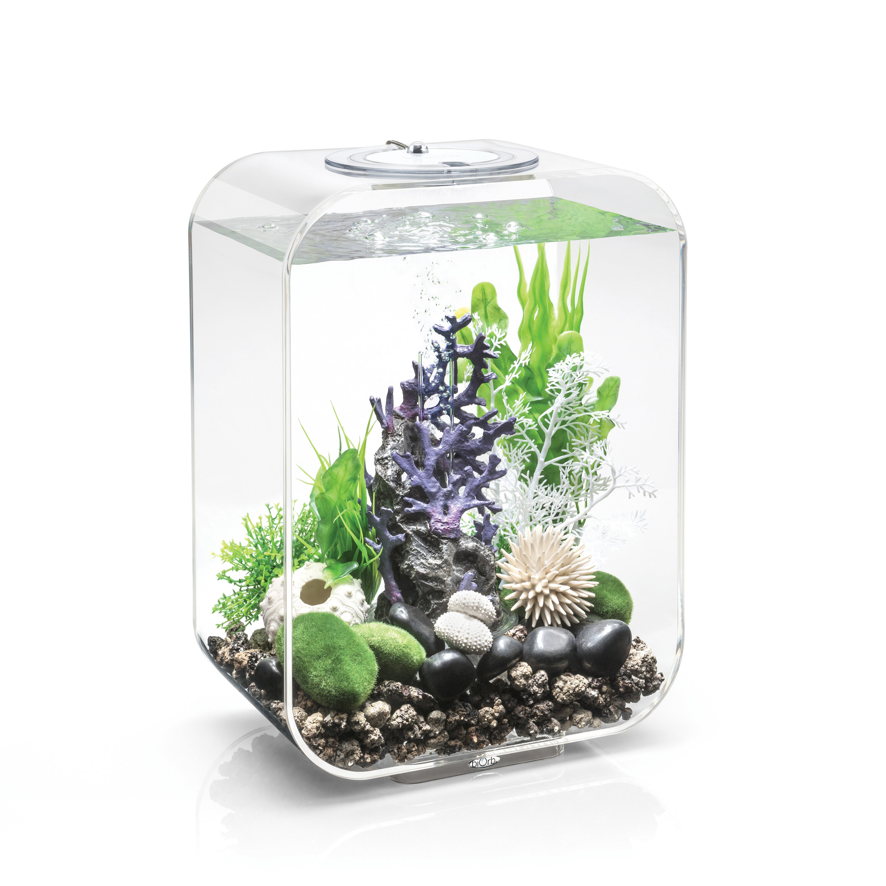 biOrb Life 15 4 Gallon Rectangle Aquarium Tank with MCR Light