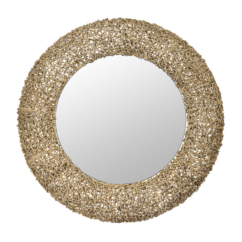 Tangled Wall Mirror - Natural Rope