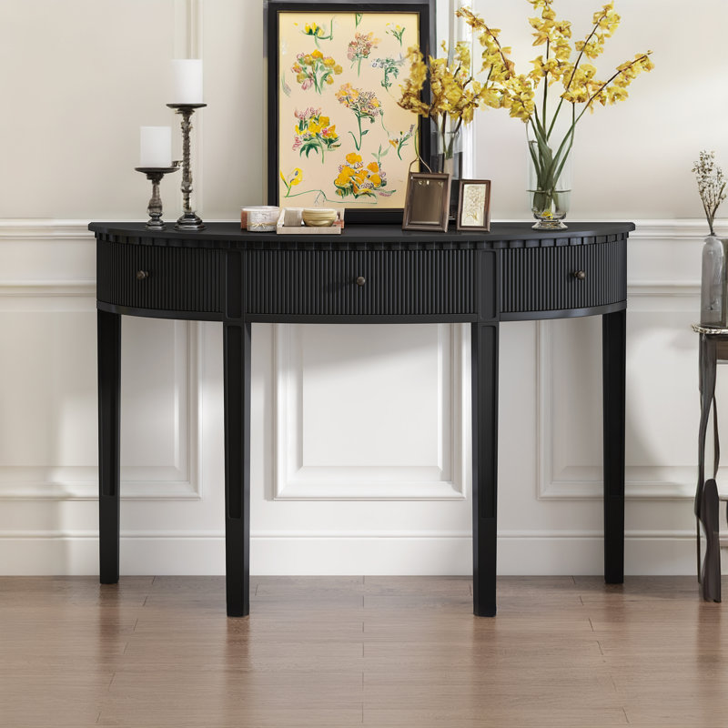 Commode à 3 tiroirs, Noir