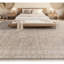 Hand Knotted Wool Area Rug in Blush And Gray-1588955863