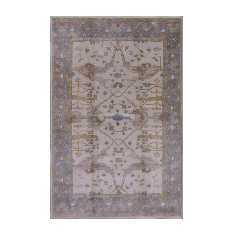 Tapis oriental gris, Rectangle 2 pi x 4 pi