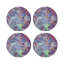 Sous-verres ronds en cuir impressionniste Passiflora-119015397