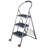 Stalwart Step Stool - Folding Ladder with Handrails, Attachable Tool Bag, Nonslip - 330lbs Capacity-11853421
