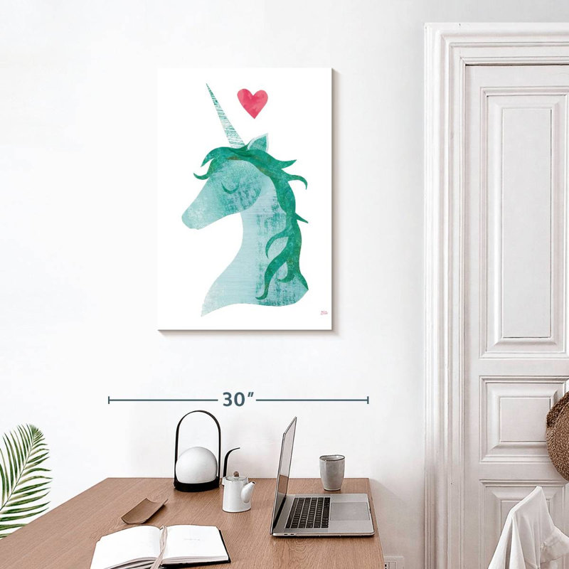 Ashelle licorne magique II, H 30 po x l 20 po