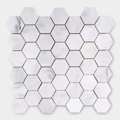 Empress White Hexagon
