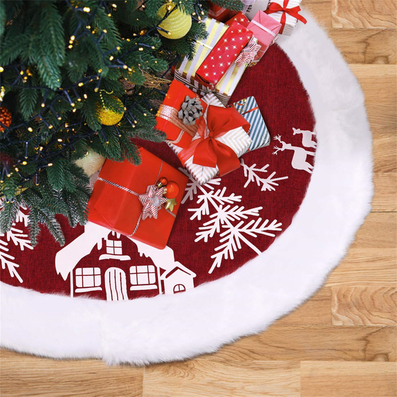 Temperence Faux Fur Tree Skirt