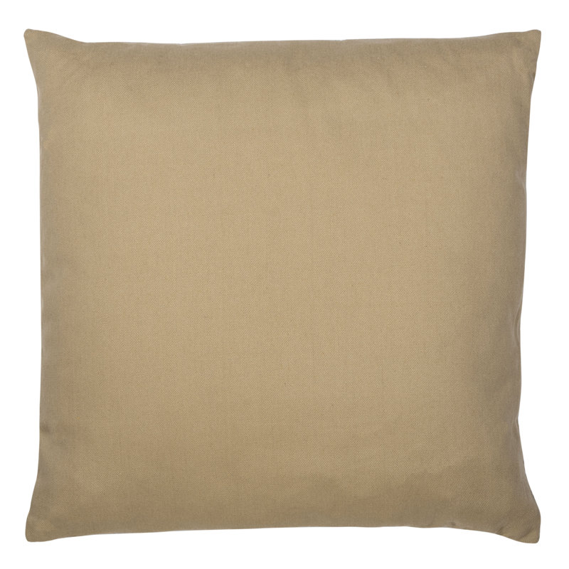 Beige and White Moroccan Tile Square Throw Pillow