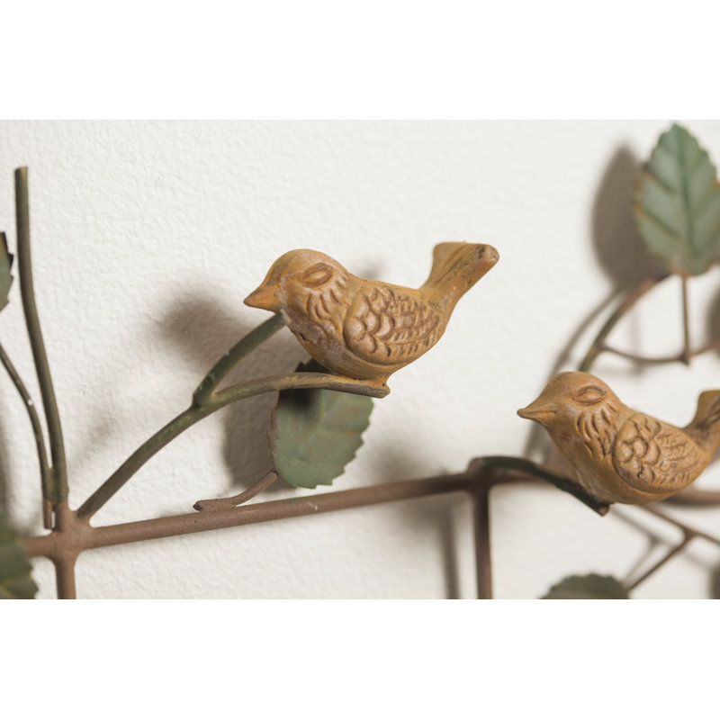 Crochet à fleurs à oiseau moulé en triple