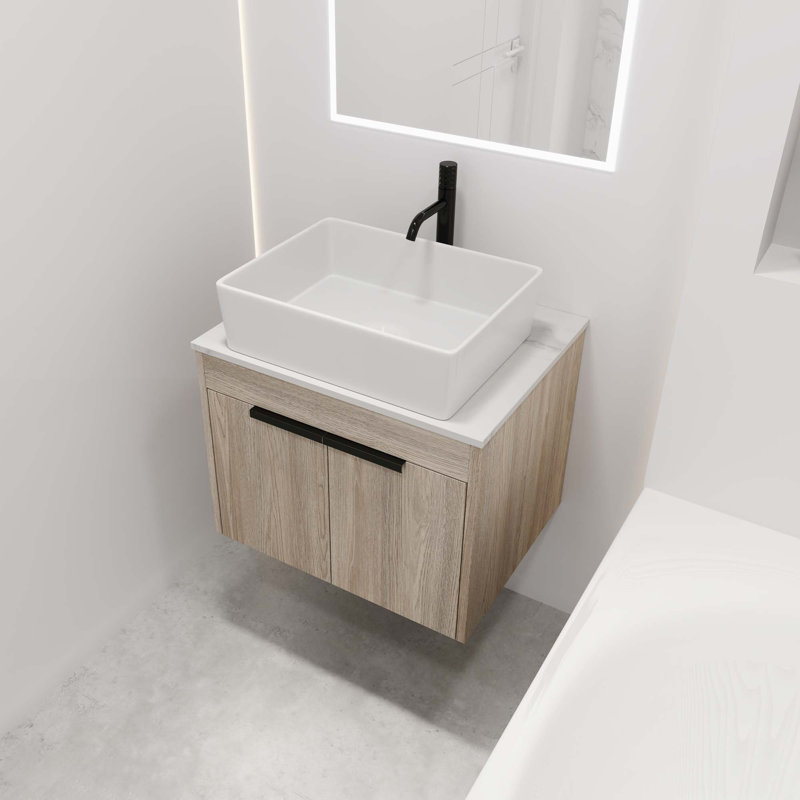 Ensemble de meuble-lavabo mural
