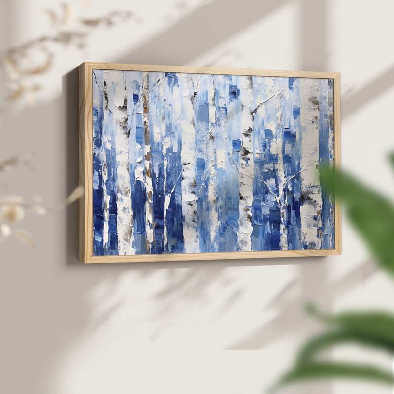 Abstrait, série Cxxxv, reproduction encadrée, Naturel, H 22 po x l 28 po