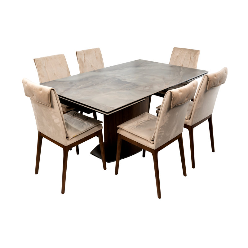 Anaelle 6 - Person Dining Set