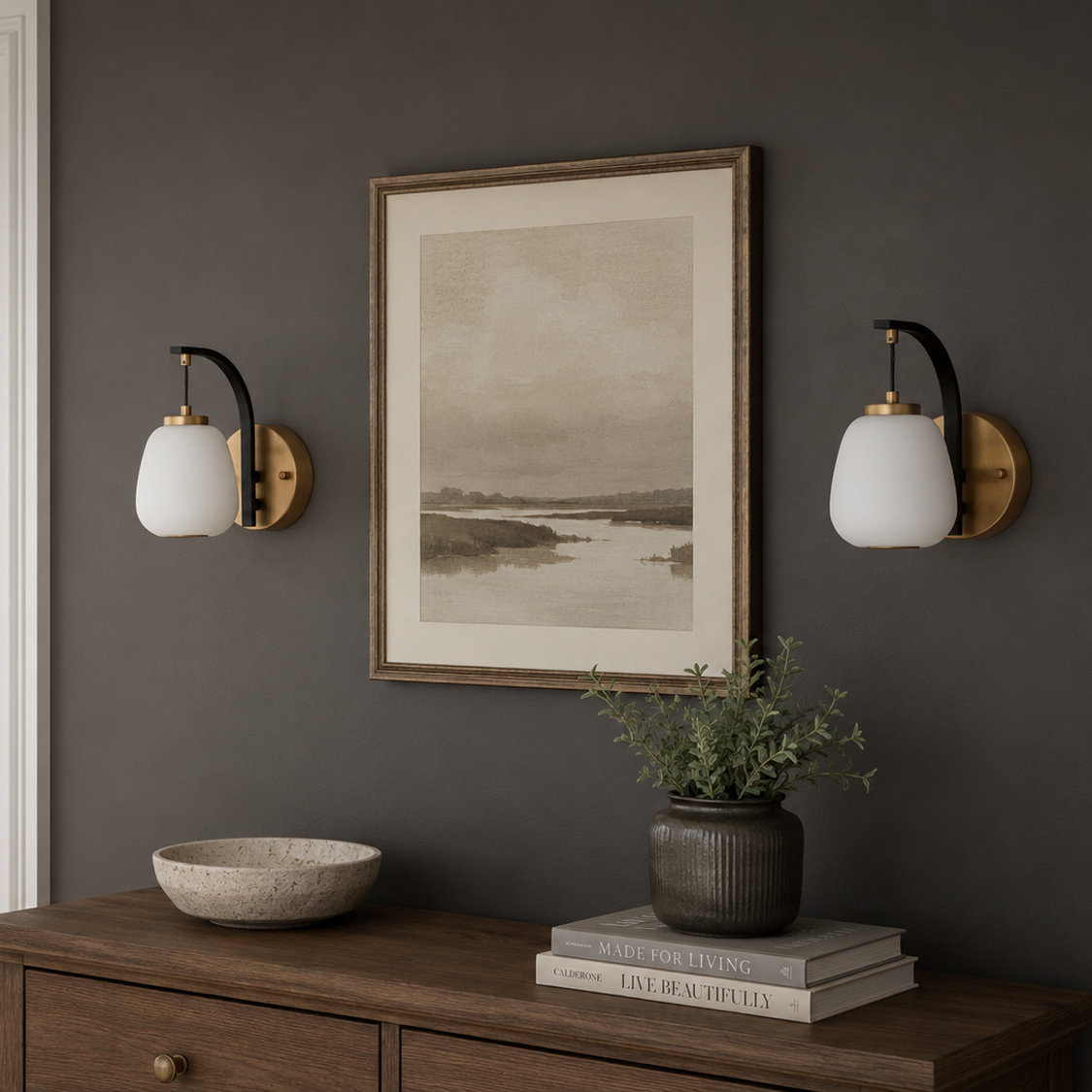 Kace Single Light Armed Sconce