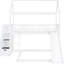 Lit superposé peu encombrant avec glissade - simple au-dessus d'un lit simple, thème blanc élégant et pratique-1562036117
