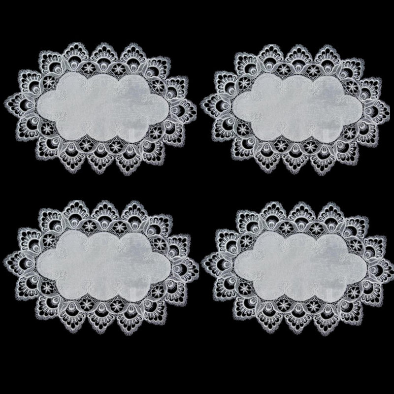 Napperon Lacy, Blanc