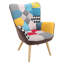 Janig Velvet Wingback Chair
