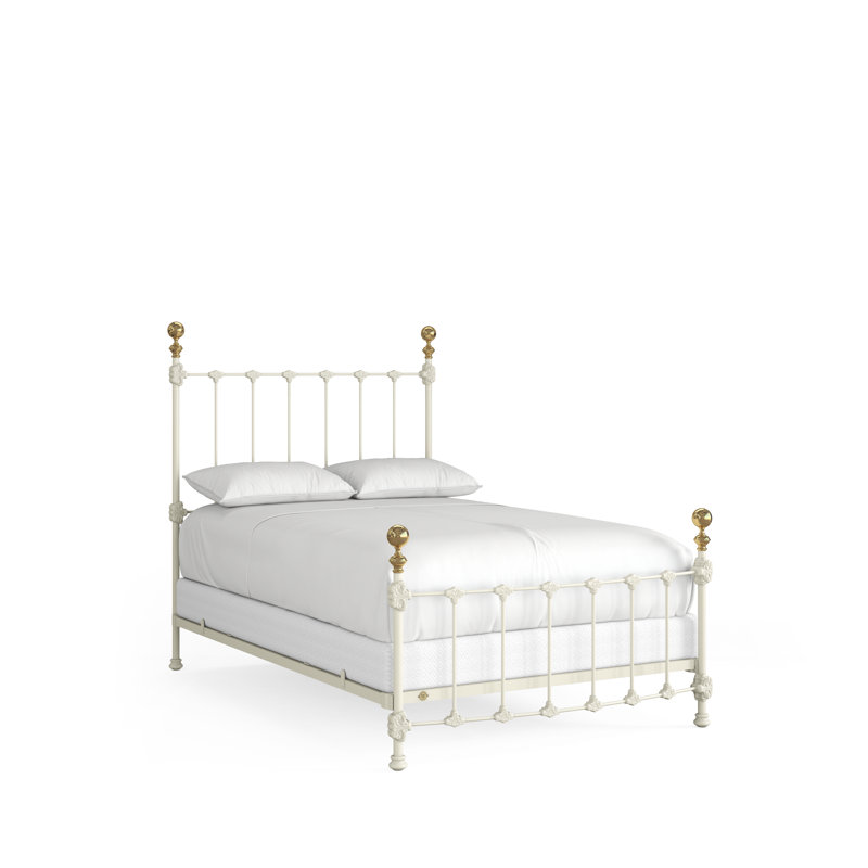 151 Palatial Bed | Complete Standard, Full, Gunmetal/Antique Gold