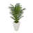 54'' Faux Palm Tree in Metal Decorative Vase-27703991