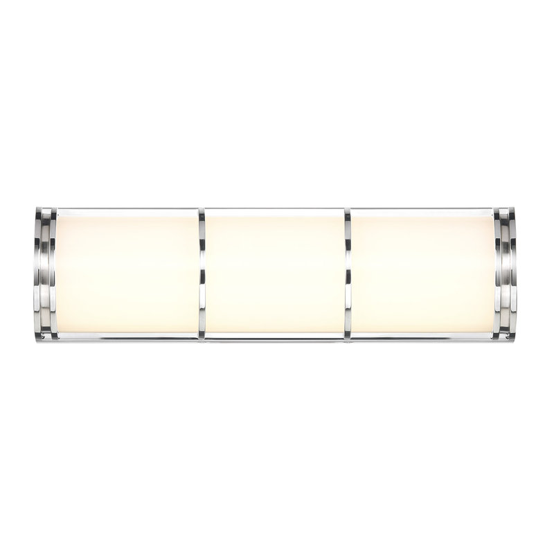 Luminaire de salle de bain Beacon à DEL en chrome, Chrome chrome