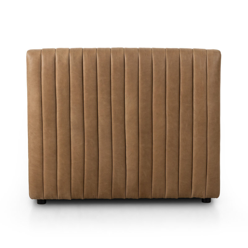 Augustine Upholstered Dining Chair, Palermo Drift Genuine Leather