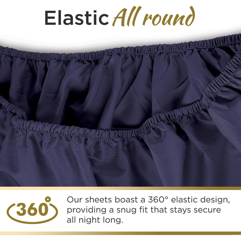 100% Microfiber Double Brushed Sheet Set - Extra-Soft & Wrinkle-Free - 15" Deep Pockets - Ideal for Dorms, Hospitals & Split Beds - 3 PC Set