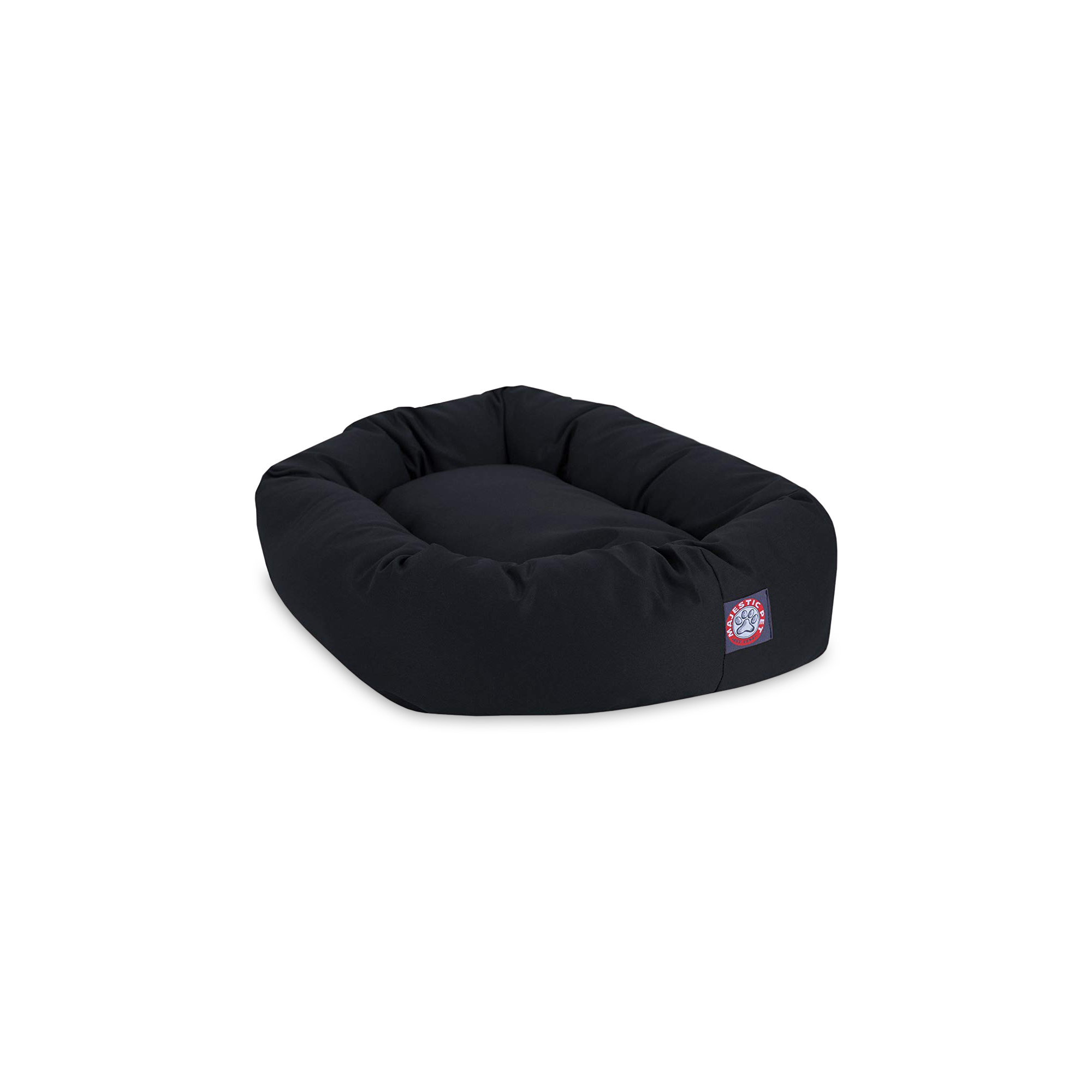 Pet Bed, Black, Medium (18" W x 32" D x 8" H)