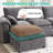 130'' 4-Seat Chenille Sectional With Four Ottomans-478599839