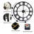 Devere Metal Wall Clock-1325453036