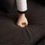 Canapé en velours côtelé avec 1 repose-pieds pour le salon-2071173688