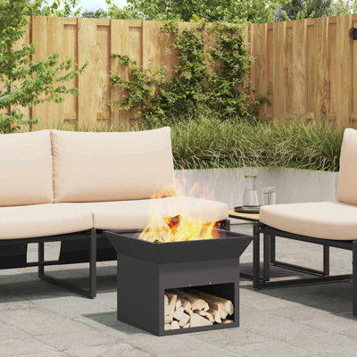 Fire Pit 50 X 50 X 40 Cm Steel