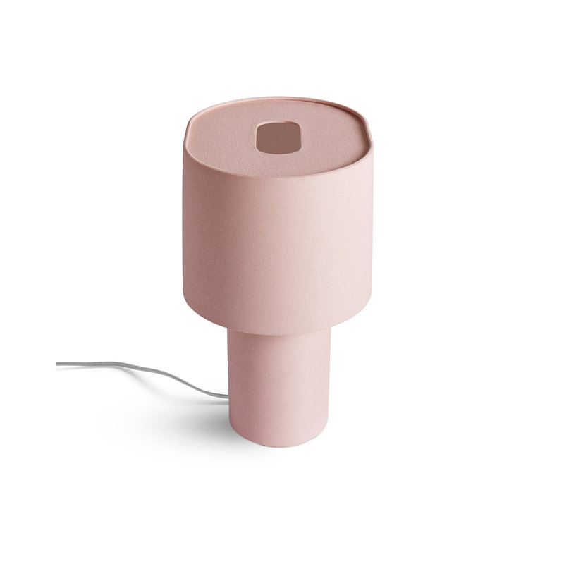 Hilla Table Lamp, Blush, 21”H x 18” W x 13” D