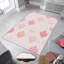 Tapis tissé élégant, 5,6 x 7,5 pieds, 100% polyester, hauteur des poils de 0,3 po | Pois antibactérien, feutre en PVC antidérapant, lavable à la machine | Impression 3D numérique, durable et facile à entretenir - parfaite pour n'importe quelle pièce-1646044646