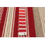 Boho Red Kilim 5'1" x 7'5"
