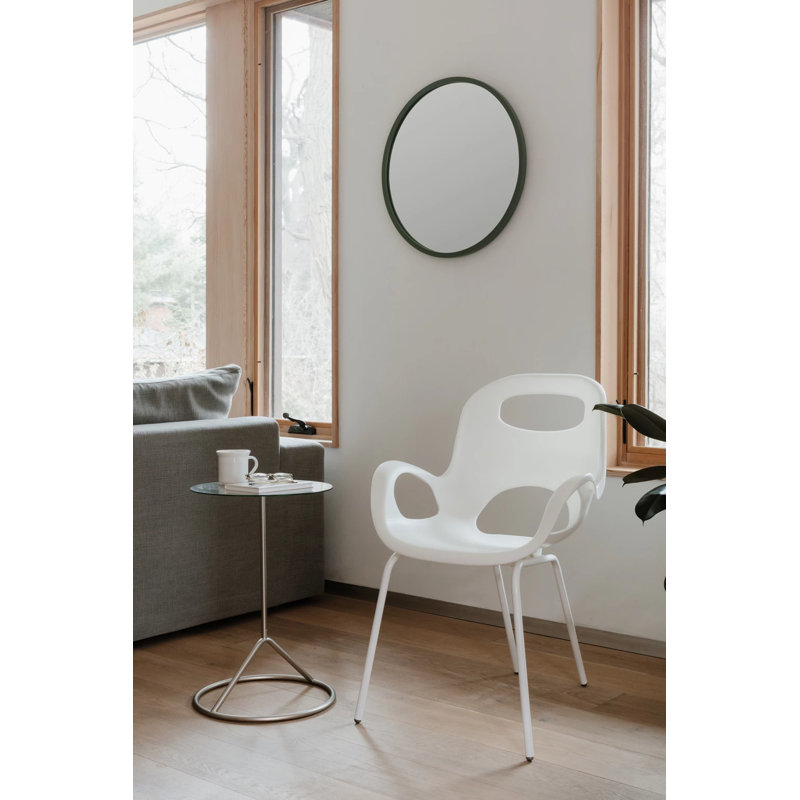 Umbra Hub Decorative Round Wall Mirror, Black