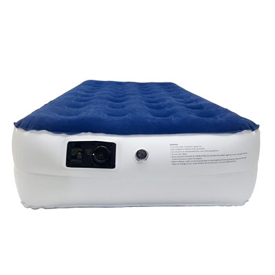 9-Inch Durable Luxury Inflatable Air Mattress With Comfort Coil Technology And High Capacity Pump
