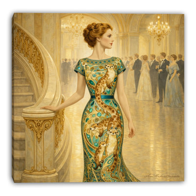 «Evening Glow», art mural sur toile tendue