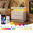 LED Nightstand with Drawers-224815443