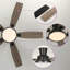 Karlena 52'' Ceiling Fan With Led Lights And Remote Control (Set of 2)-116574020-116574022
