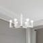 Lustre carré / rectangulaire à 6 lumières de style bougie Zacari-956322557
