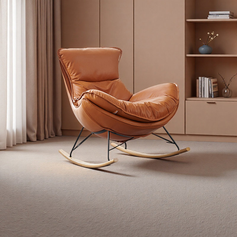 Chaise berçante Luxury, Orange