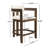 Evesham 2-Person Counter Height Dining Table Set With Upholstered Counter Stools-128923430-128923432